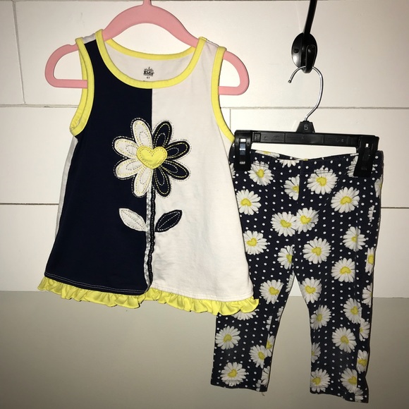 Kids Headquarters 2pc tank and capris - Picture 1 of 1
